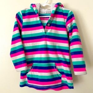 4T CARTERS long sleeve, Sweater Dress with Hood